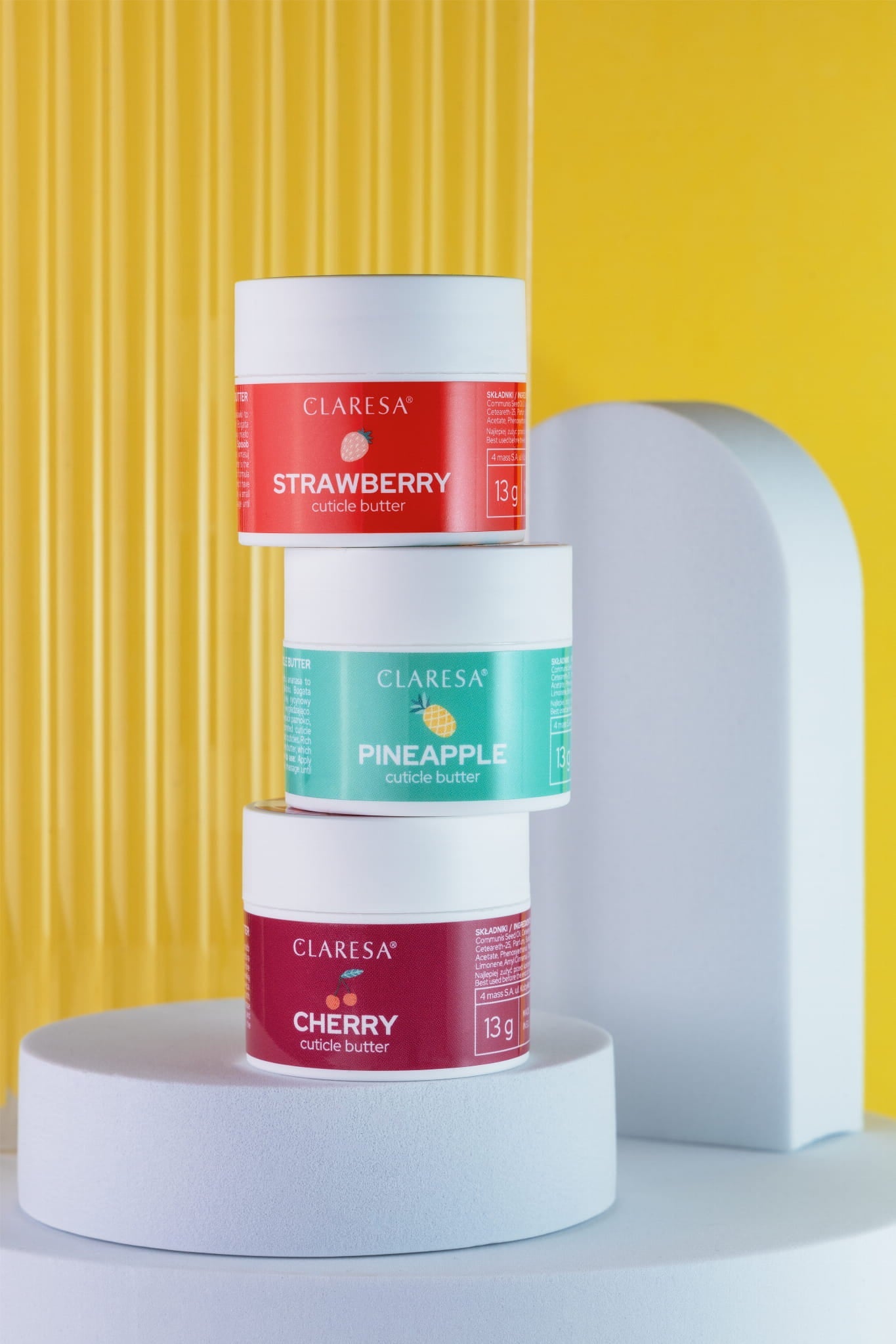 Beurre pour cuticules à l'ananas Claresa 13 g