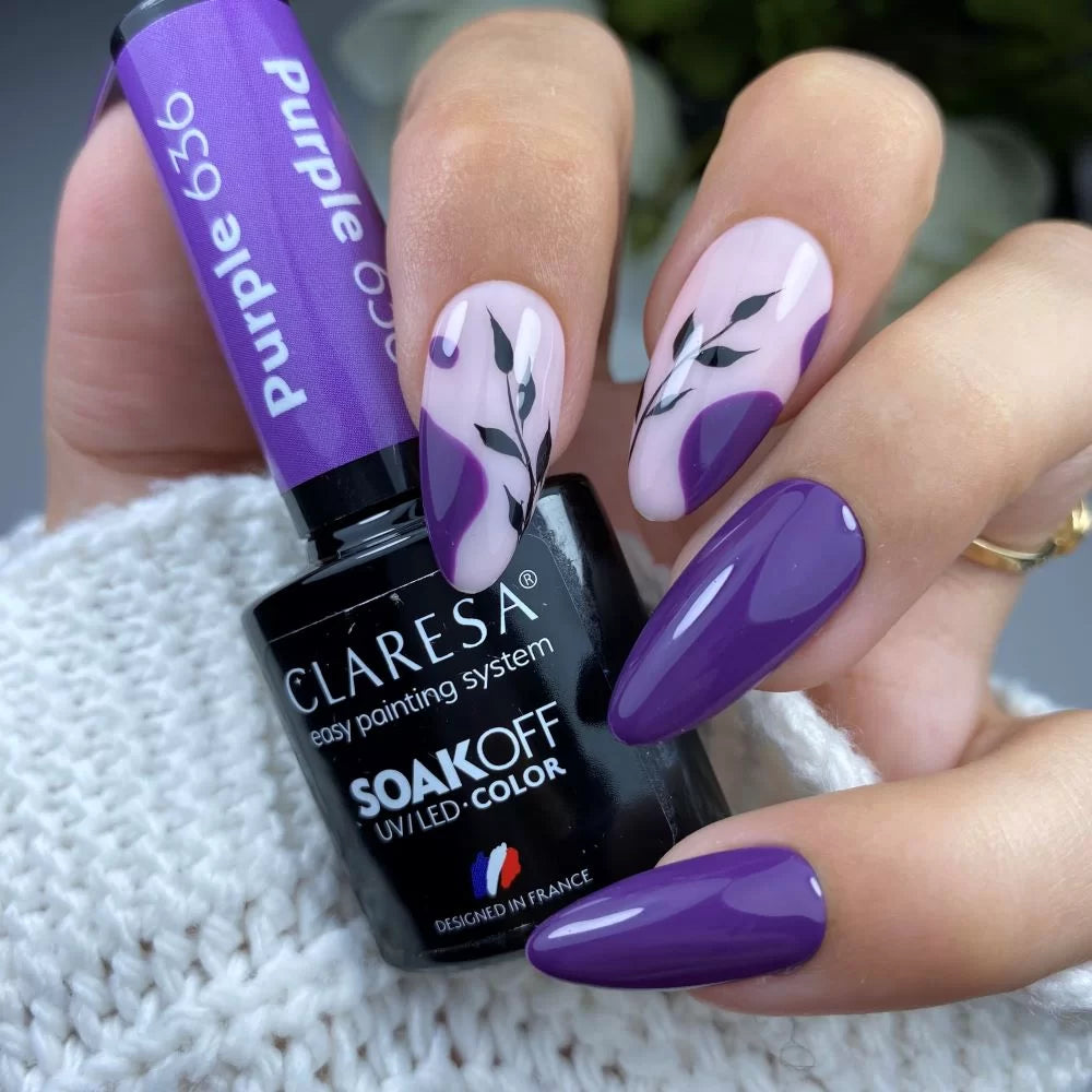 Claresa Vernis Hybride PURPLE 636 -5g-