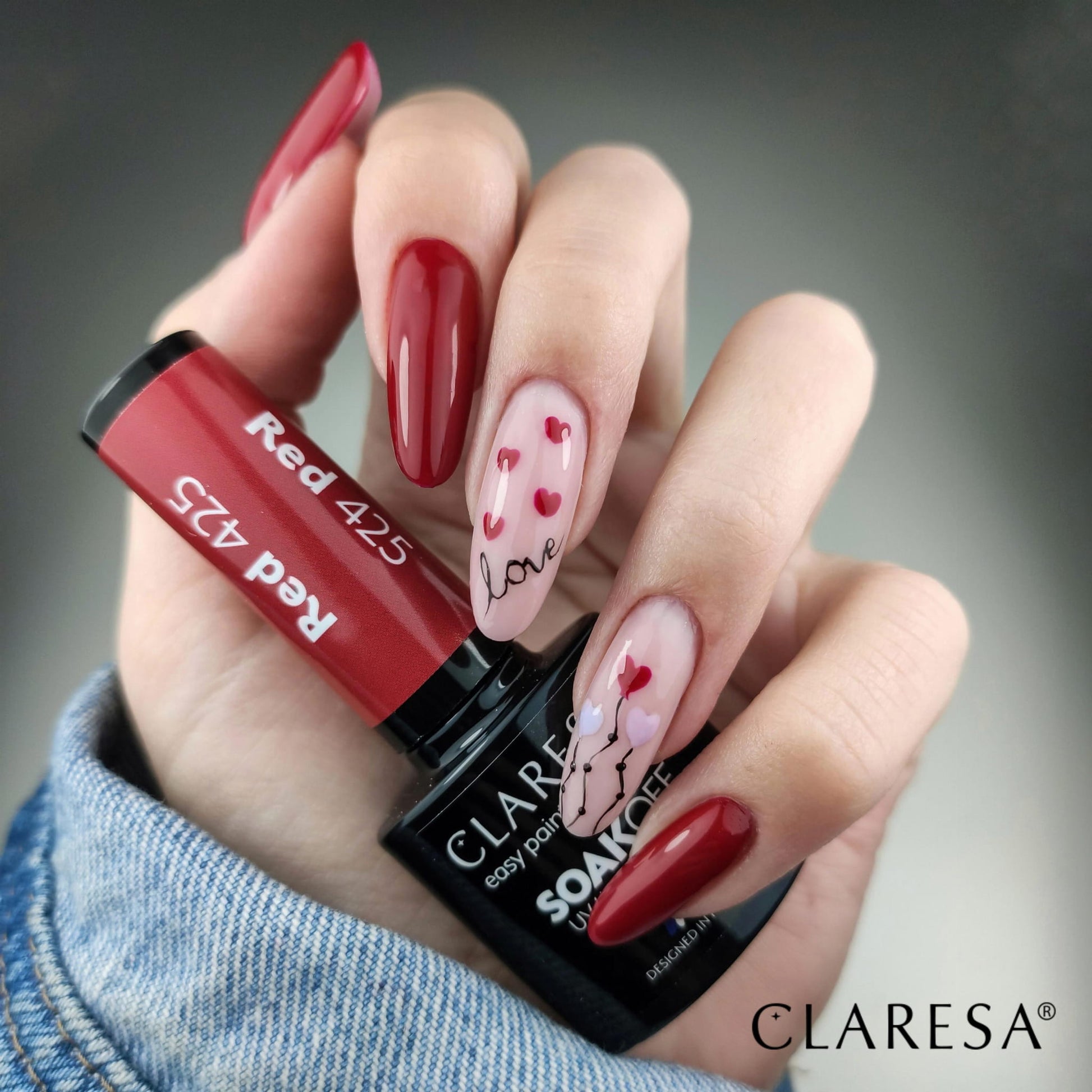 Claresa Vernis Hybride RED 425 -5g