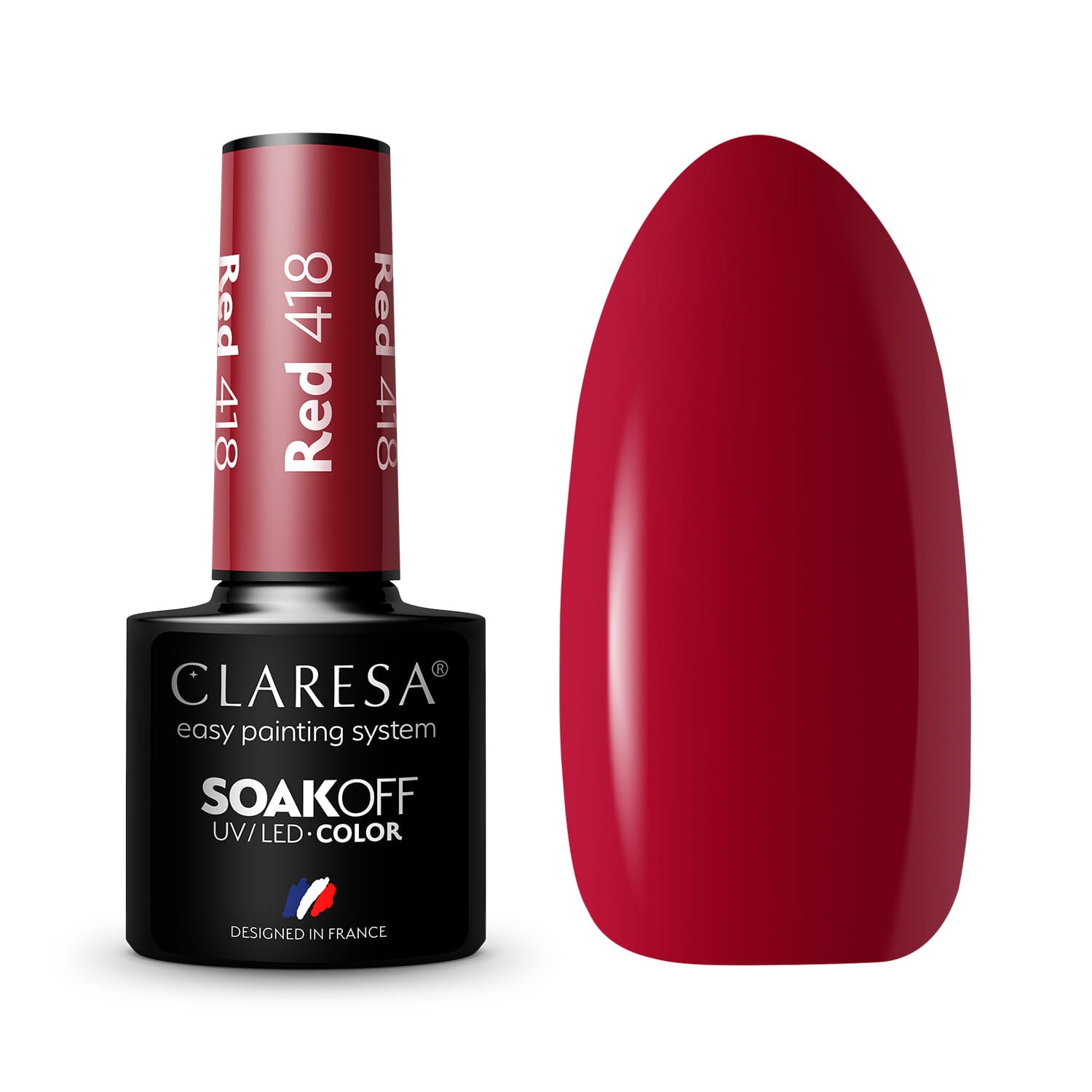 Claresa Vernis Hybride RED 418 -5g