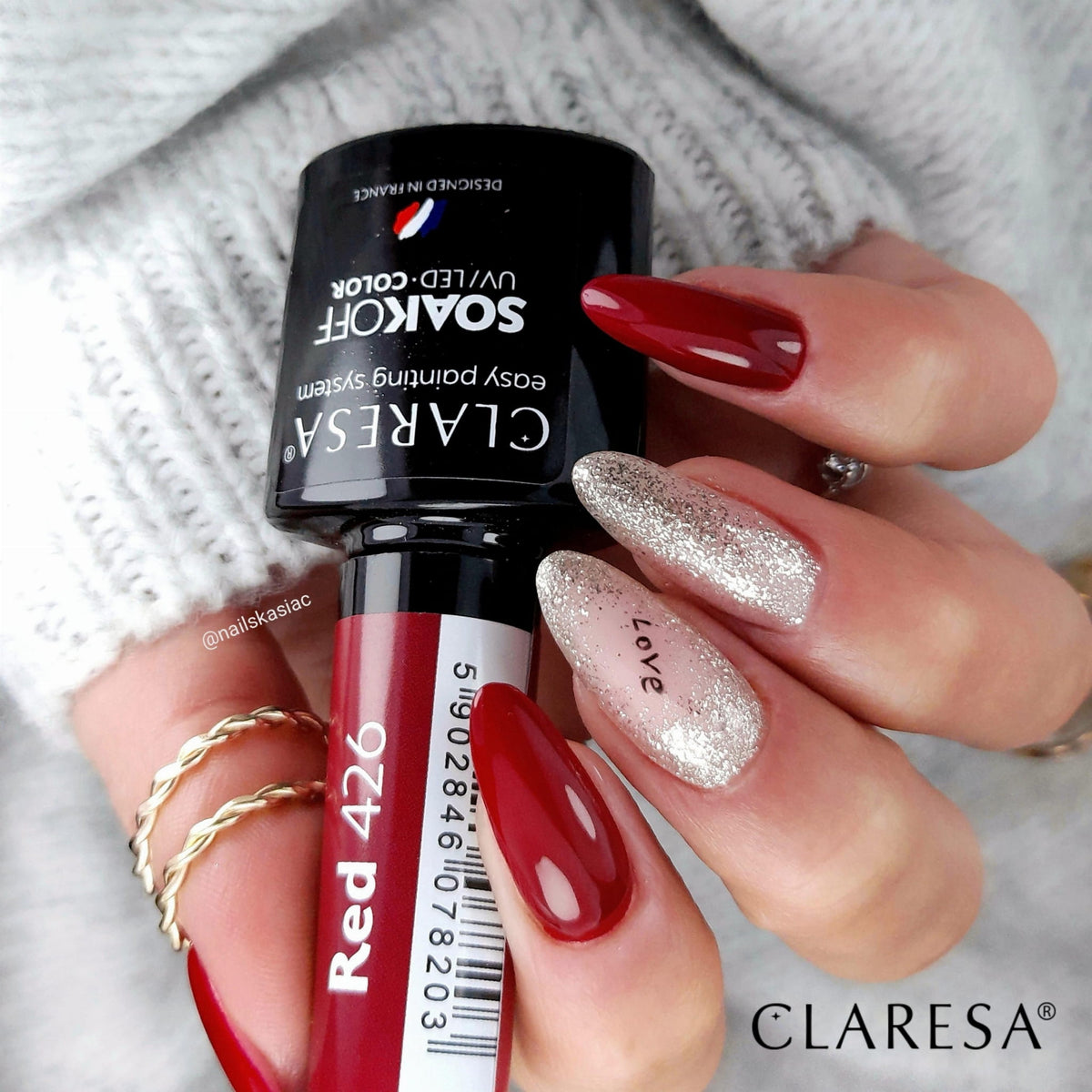 Claresa Vernis Hybride RED 426 -5g