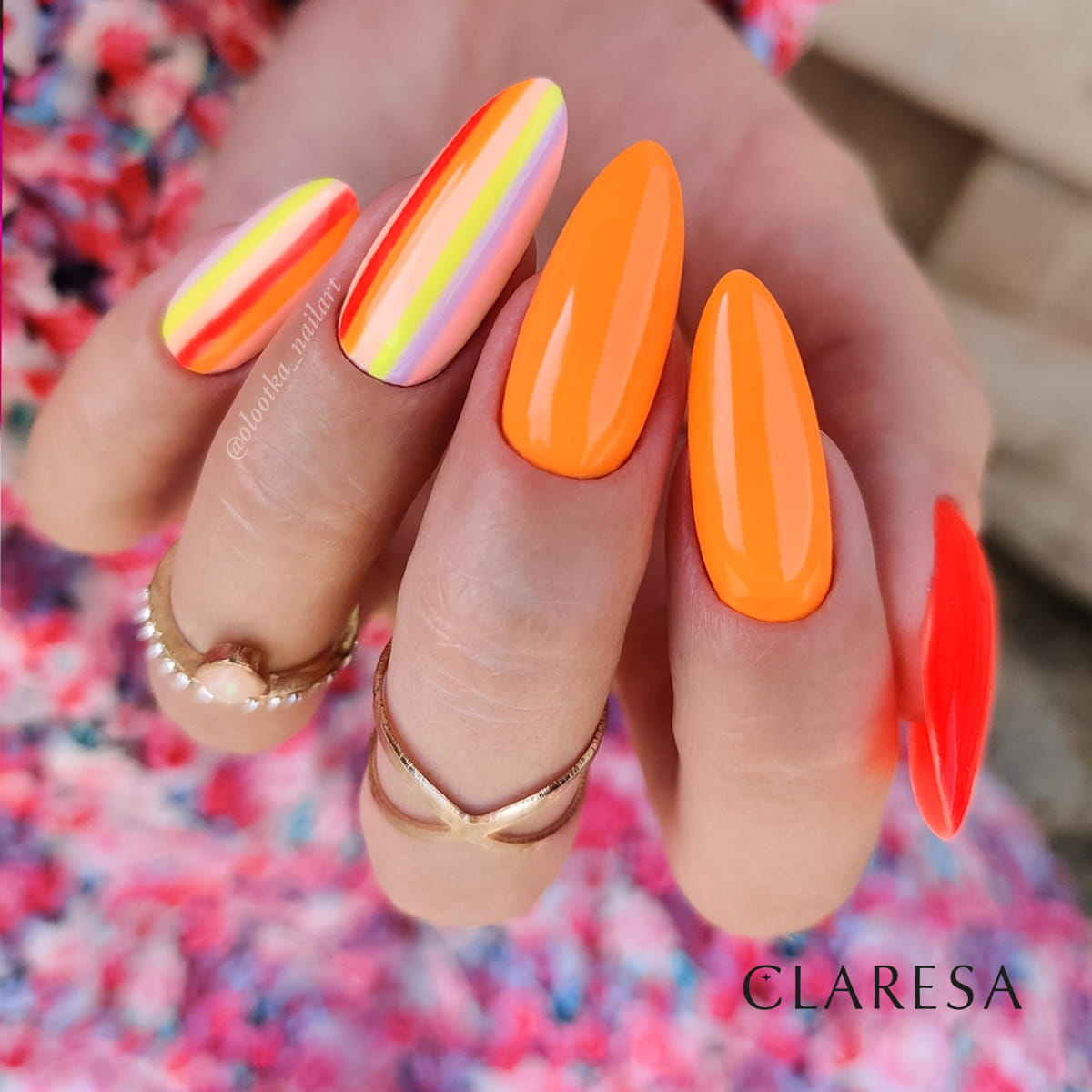 CLARESA vernis hybride fluo 4 -5g