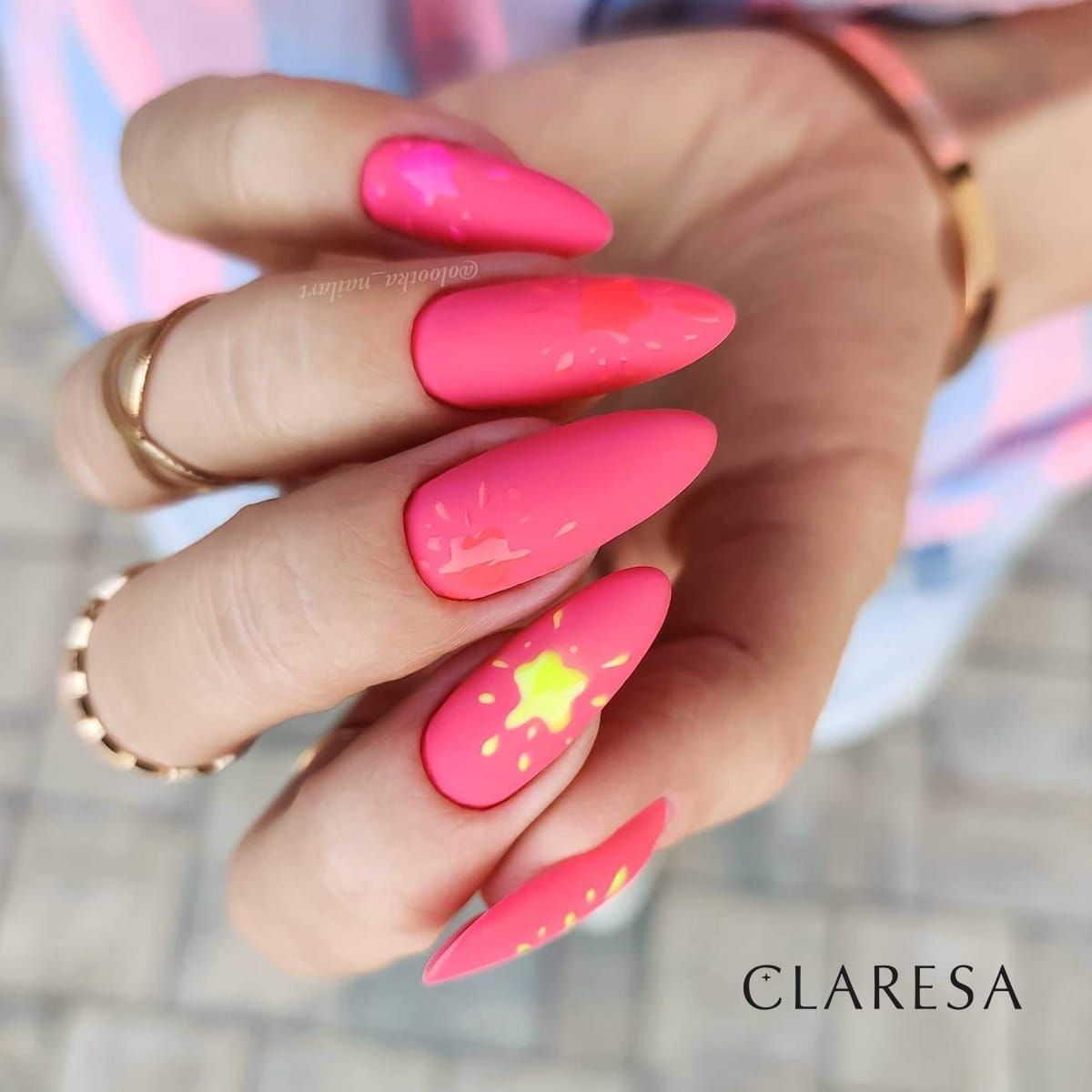 CLARESA vernis hybride fluo 8 -5g