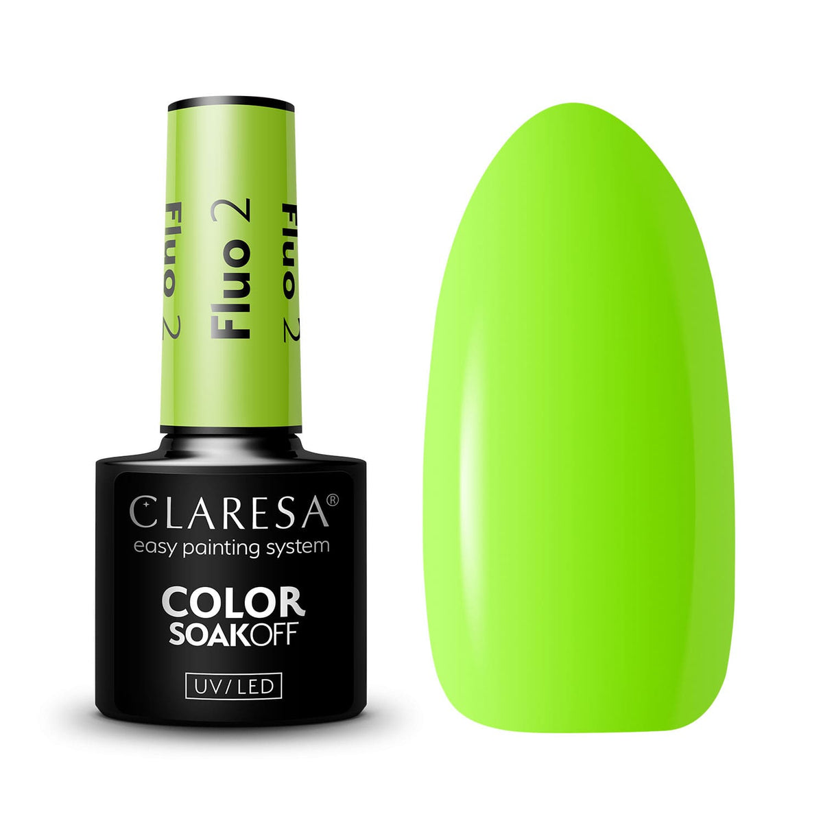 CLARESA vernis hybride fluo 2 -5g