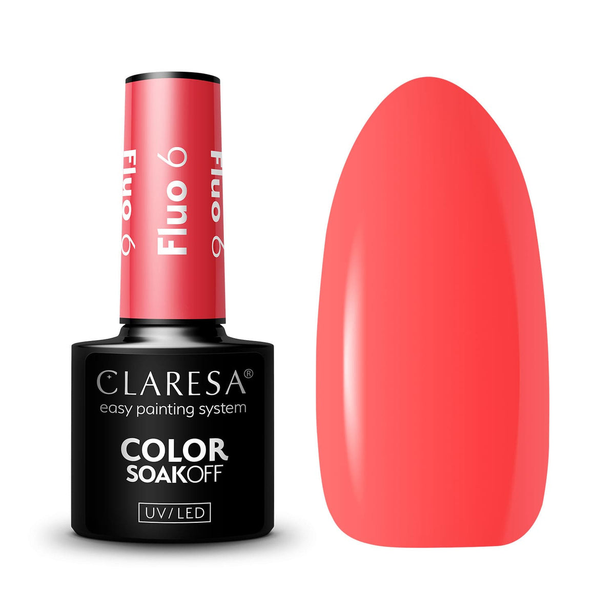 CLARESA vernis hybride fluo 6 -5g