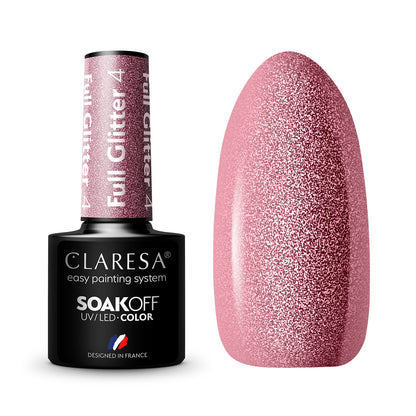 Claresa FULL GLITTER 4 Gel Polish 5 ml