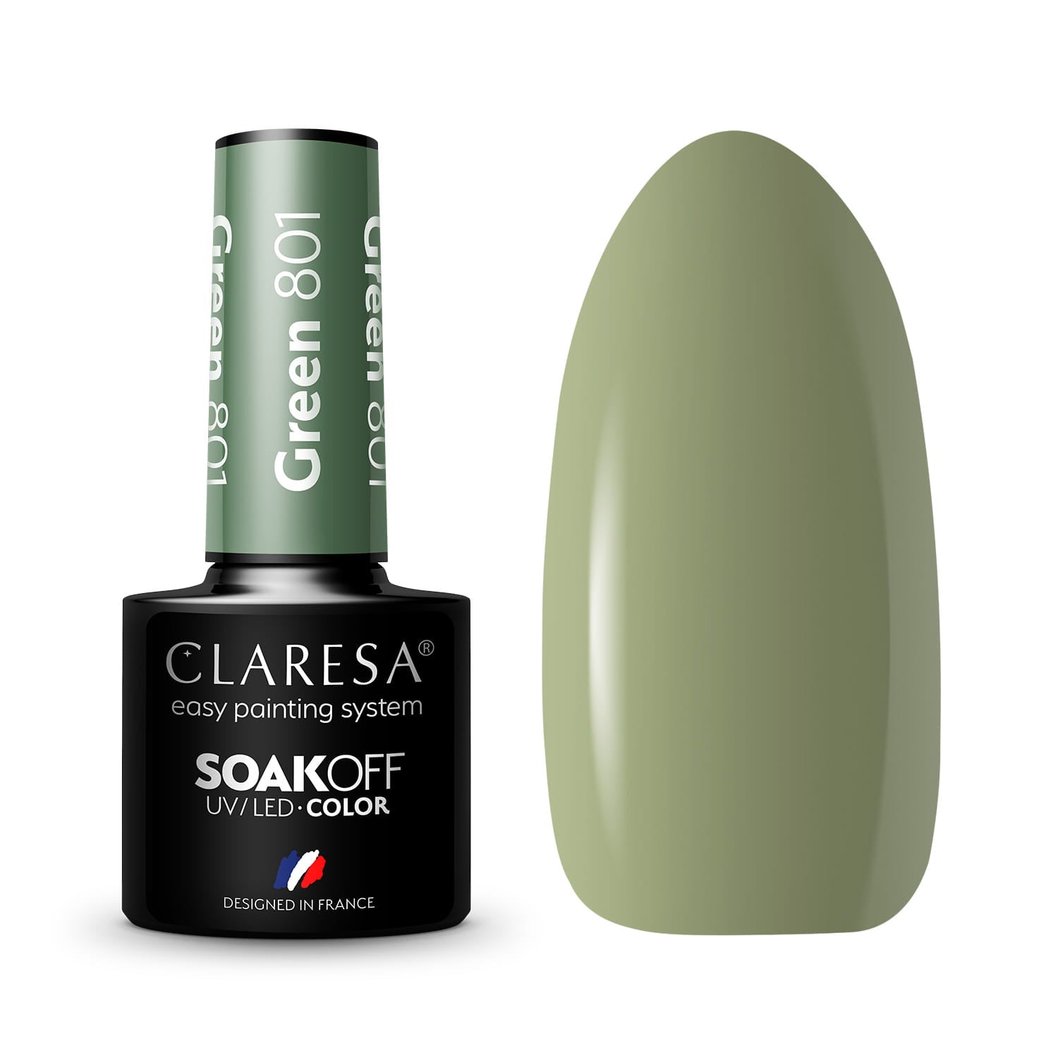 Claresa Vernis Hybride GREEN 801 -5g