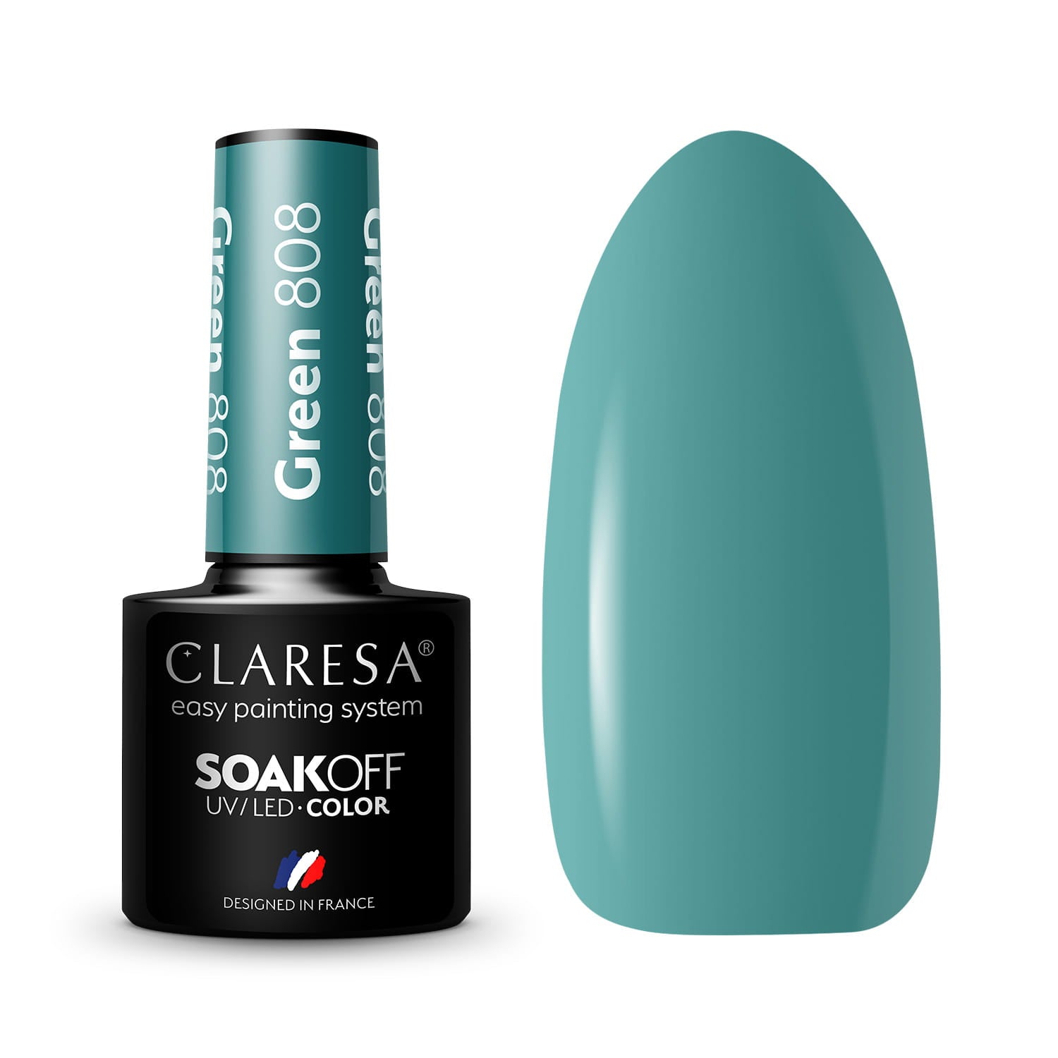 Claresa GEL POLISH GREEN 808 - 5g