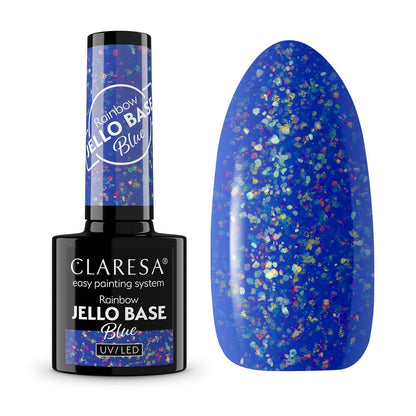 CLARESA RAINBOW JELLO BASE BLUE-L