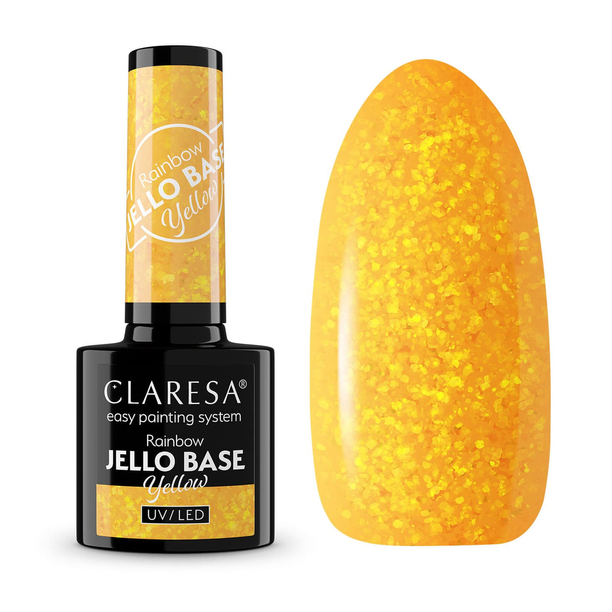 CLARESA RAINBOW JELLO BASE YELLOW -L