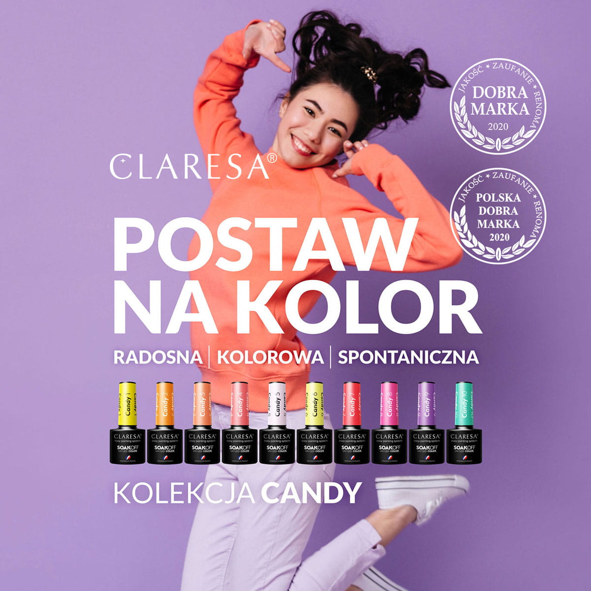 CLARESA VERNIS HYBRIDE CANDY 9 -5g