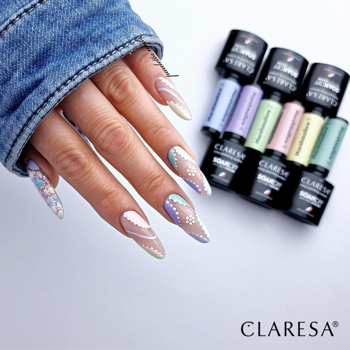 Claresa Vernis Hybride MARSHMALLOW 1 5g