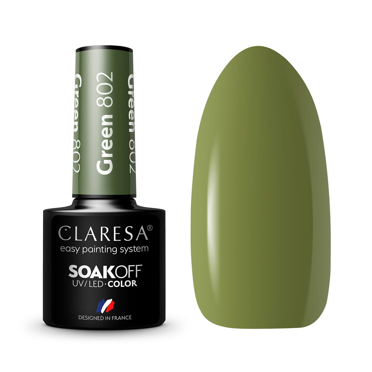 Claresa Vernis Hybride GREEN 802 -5g