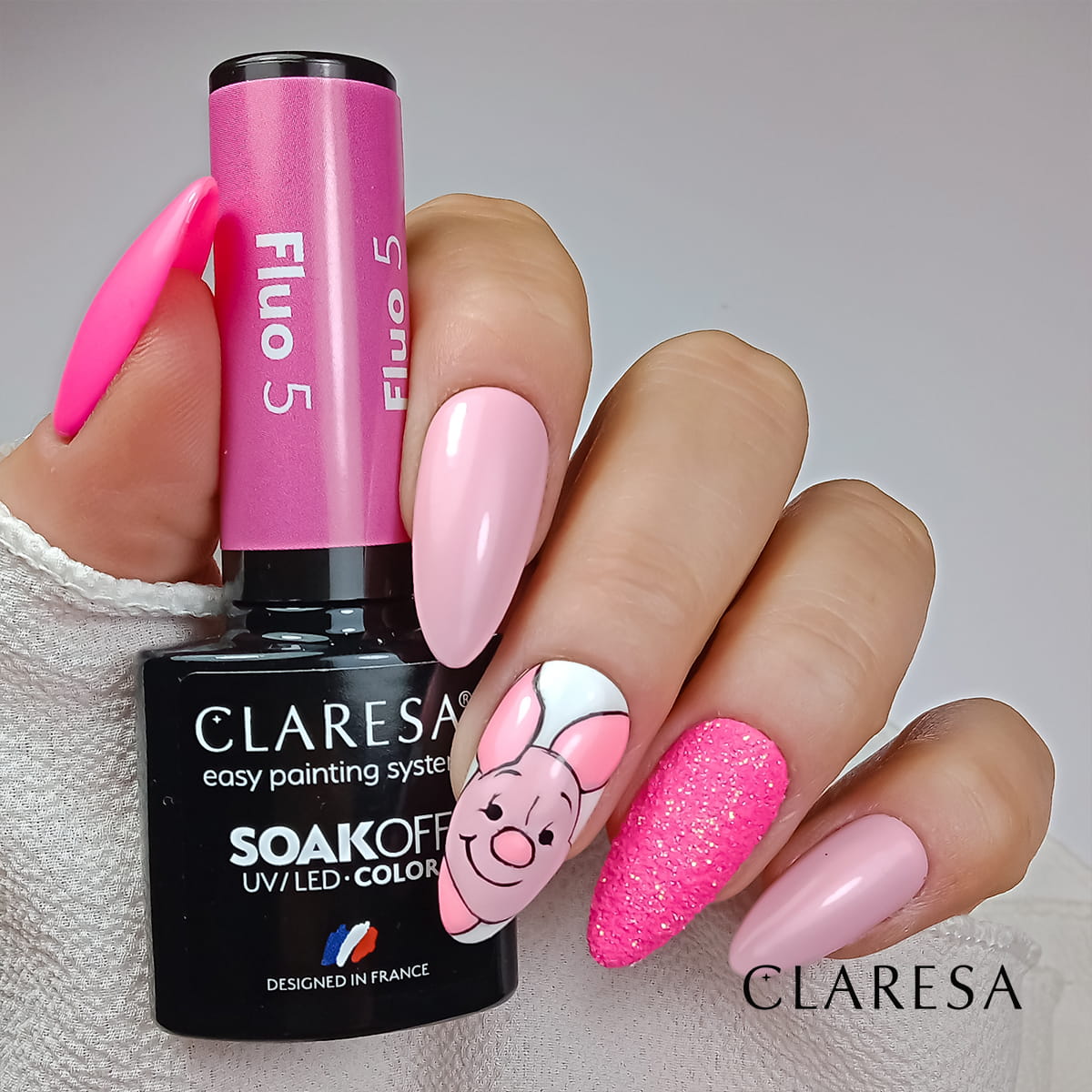 CLARESA vernis hybride fluo 5 -5g