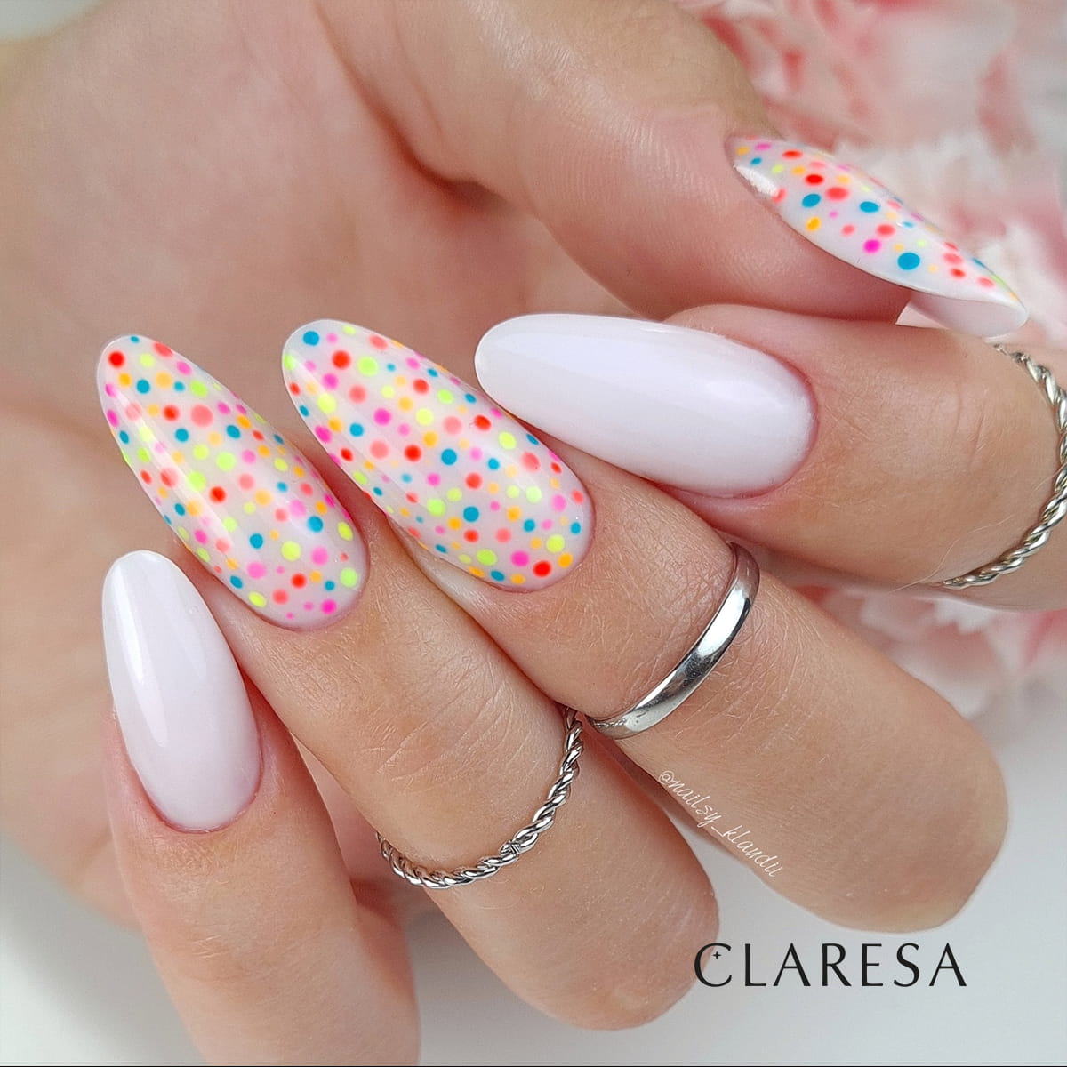 CLARESA vernis hybride fluo 4 -5g
