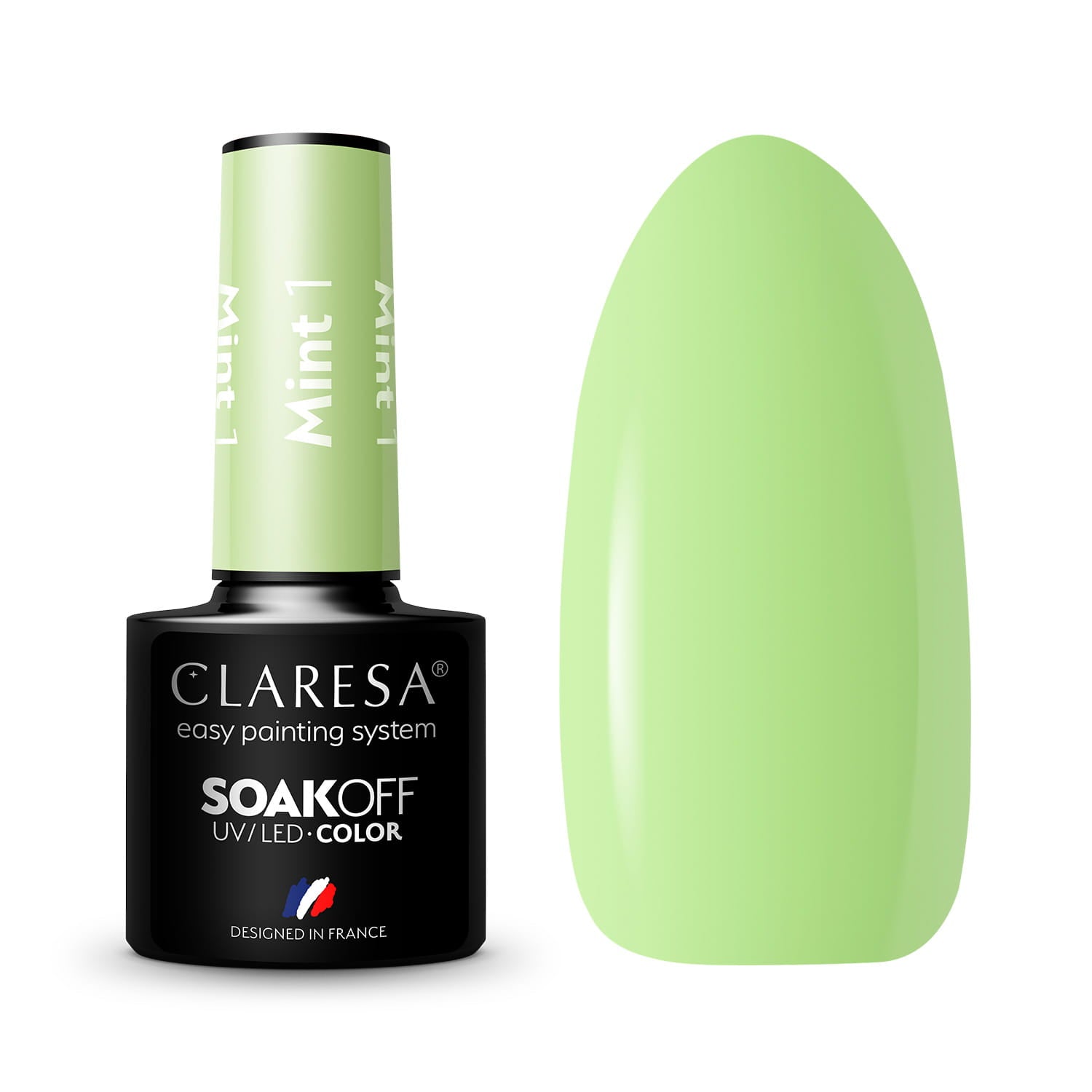 CLARESA Vernis à ongles hybride MINT 1 -5g