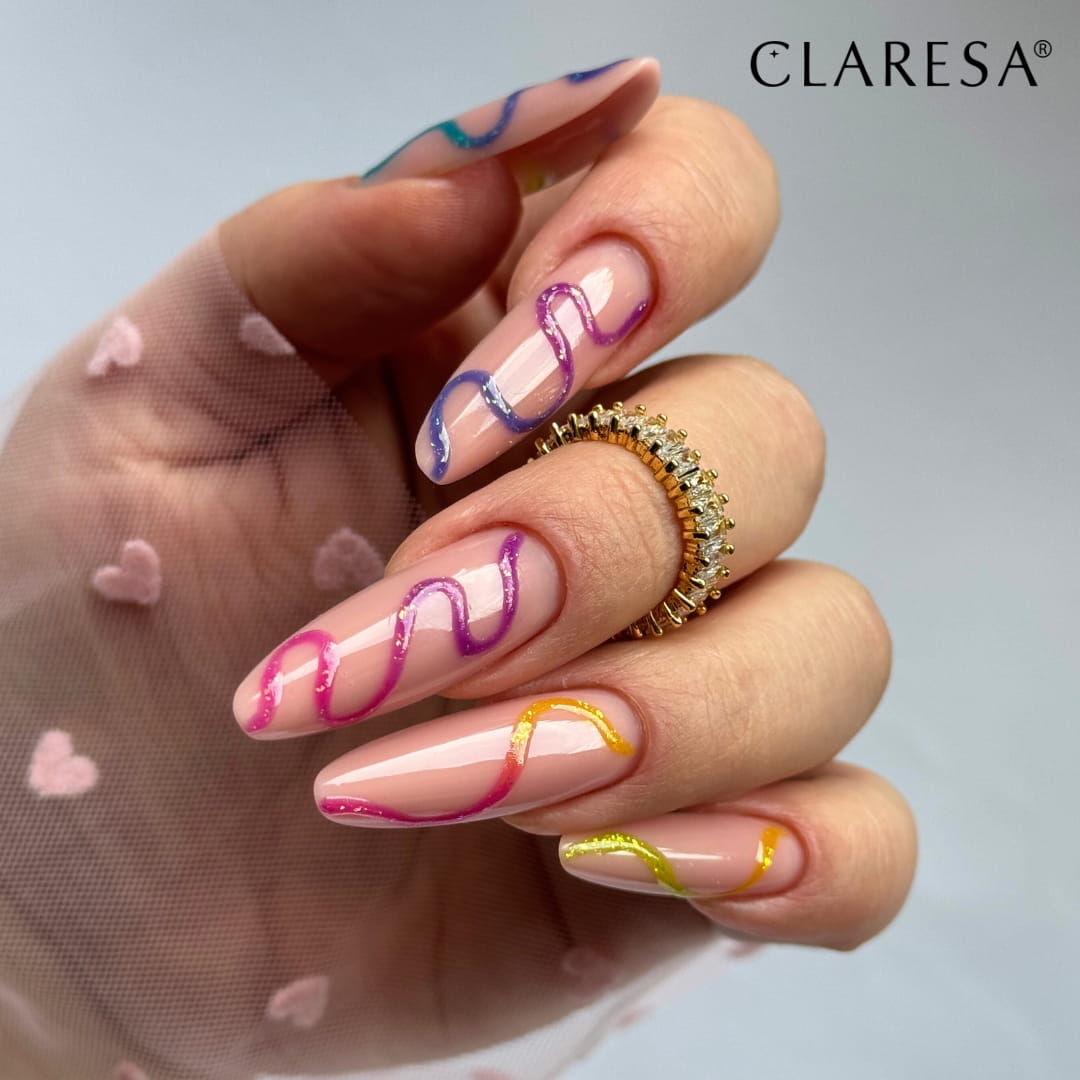 CLARESA RAINBOW JELLO BASE PINK-L