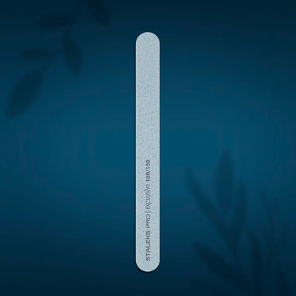 Mineral straight nail file Staleks Pro Exclusive, 100/150 grit