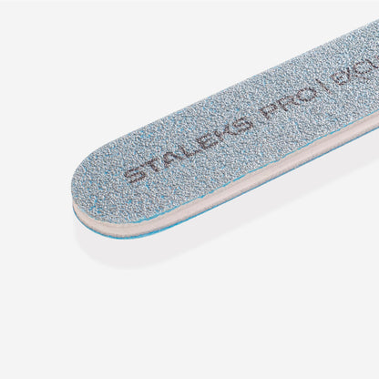 Mineral straight nail file Staleks Pro Exclusive, 100/150 grit