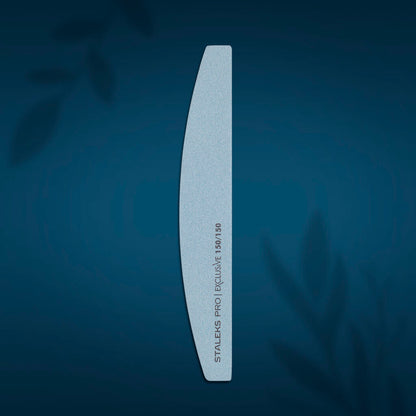 Mineral crescent nail file Staleks Pro Exclusive, 100/180 grit
