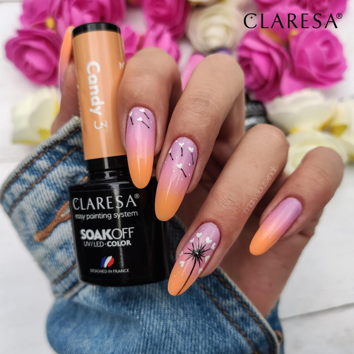 CLARESA VERNIS HYBRIDE CANDY 3 -5g