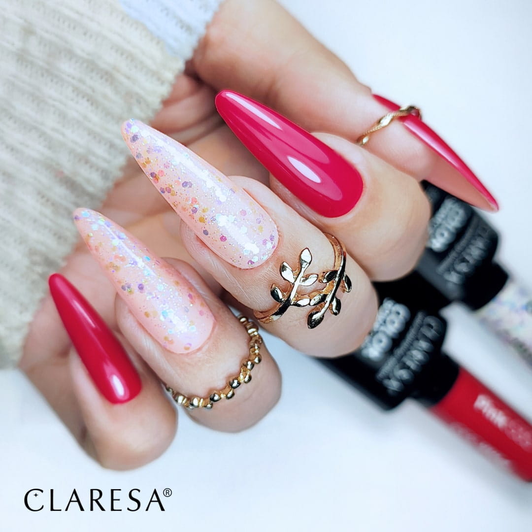 CLARESA LAKIER HYBRYDOWY GLITTER 2 5 g