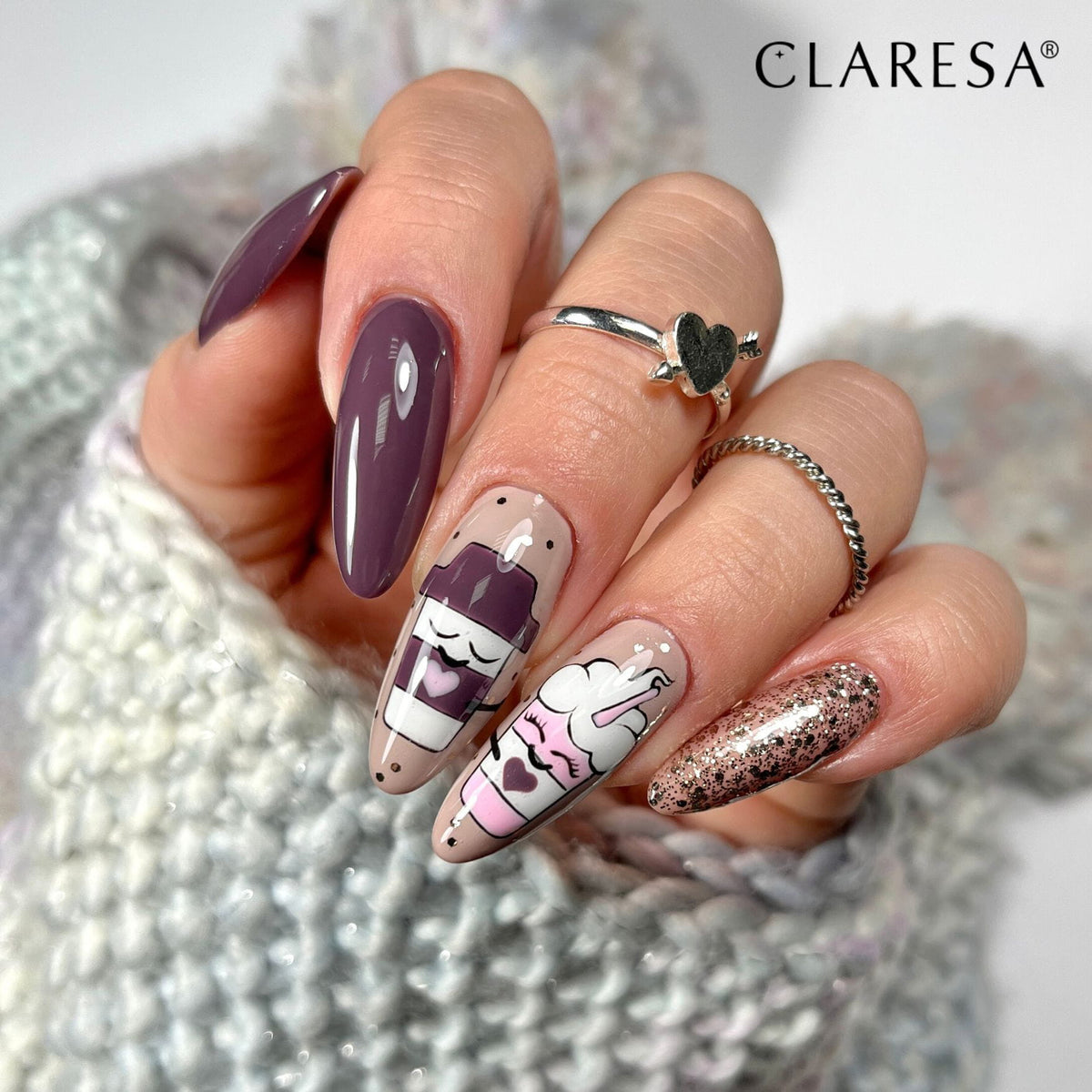 CLARESA LAKIER HYBRYDOWY WINTER WONDERLAND 4 5 g