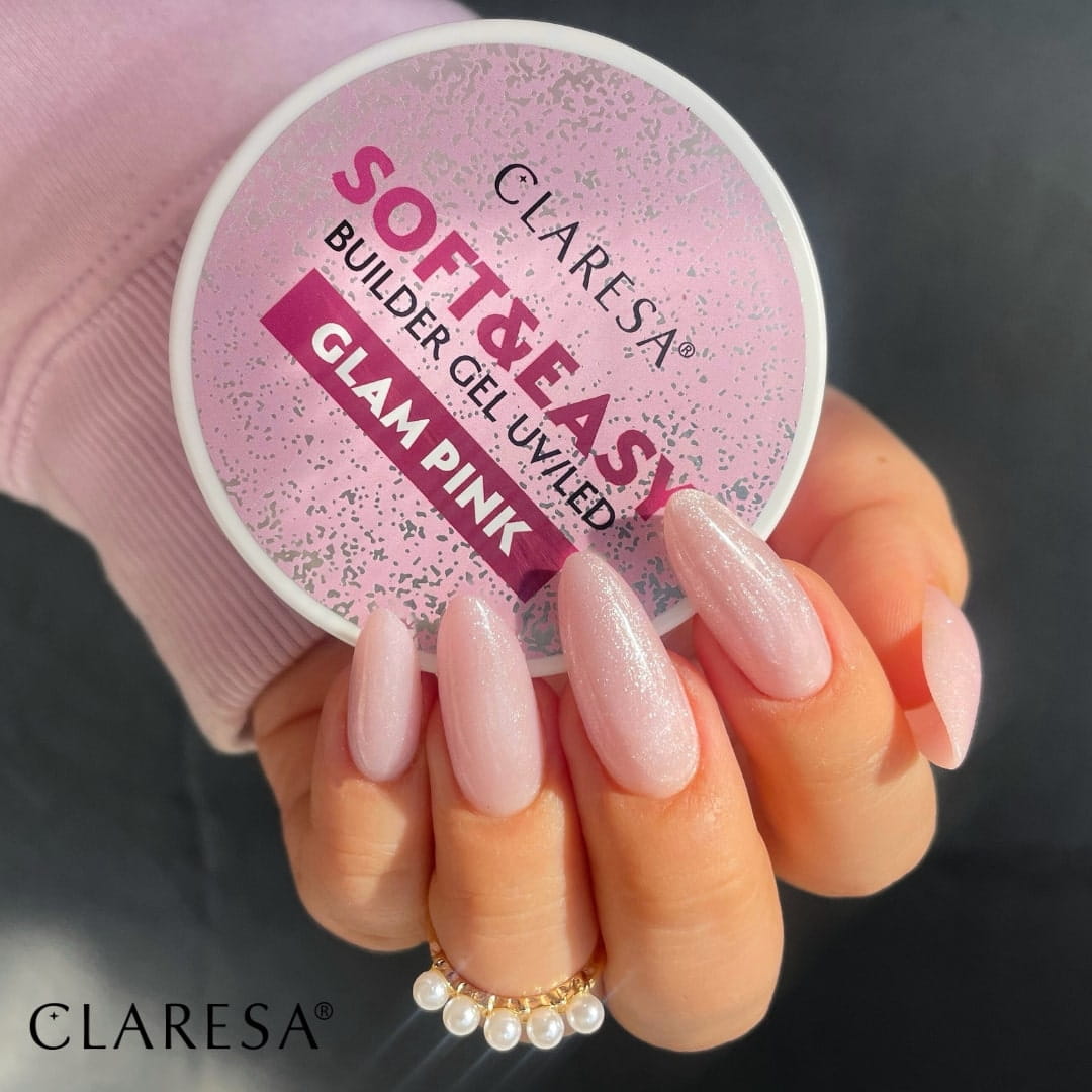 CLARESA BUILDER GEL SOFT&EASY GLAM PINK 45 g
