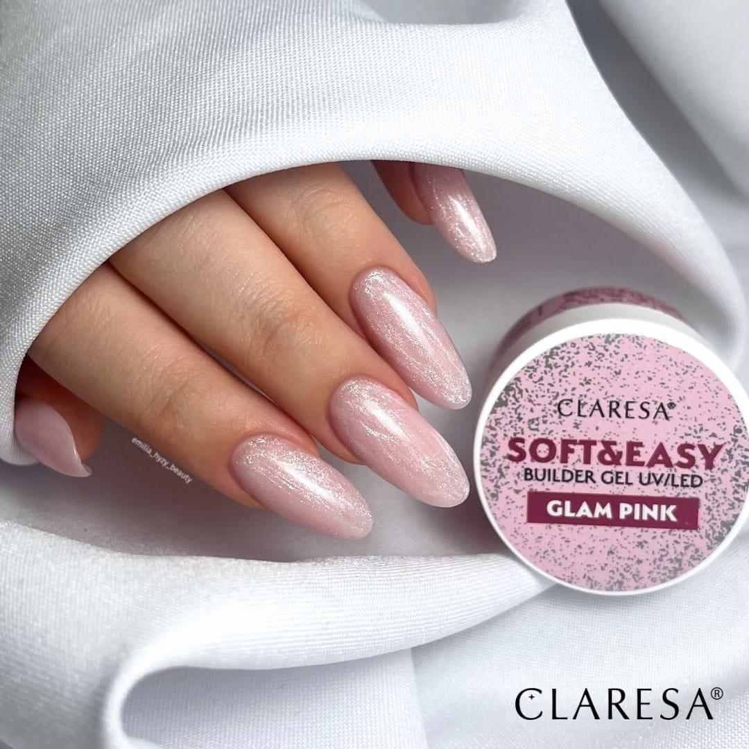 CLARESA BUILDER GEL SOFT&EASY GLAM PINK 45 g