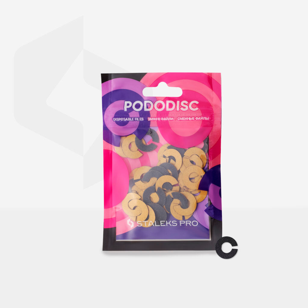Refill pads for pedicure disc Staleks Pro M, 240 grit (50 pc)