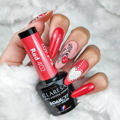 Claresa Vernis Hybride RED 402 -5g