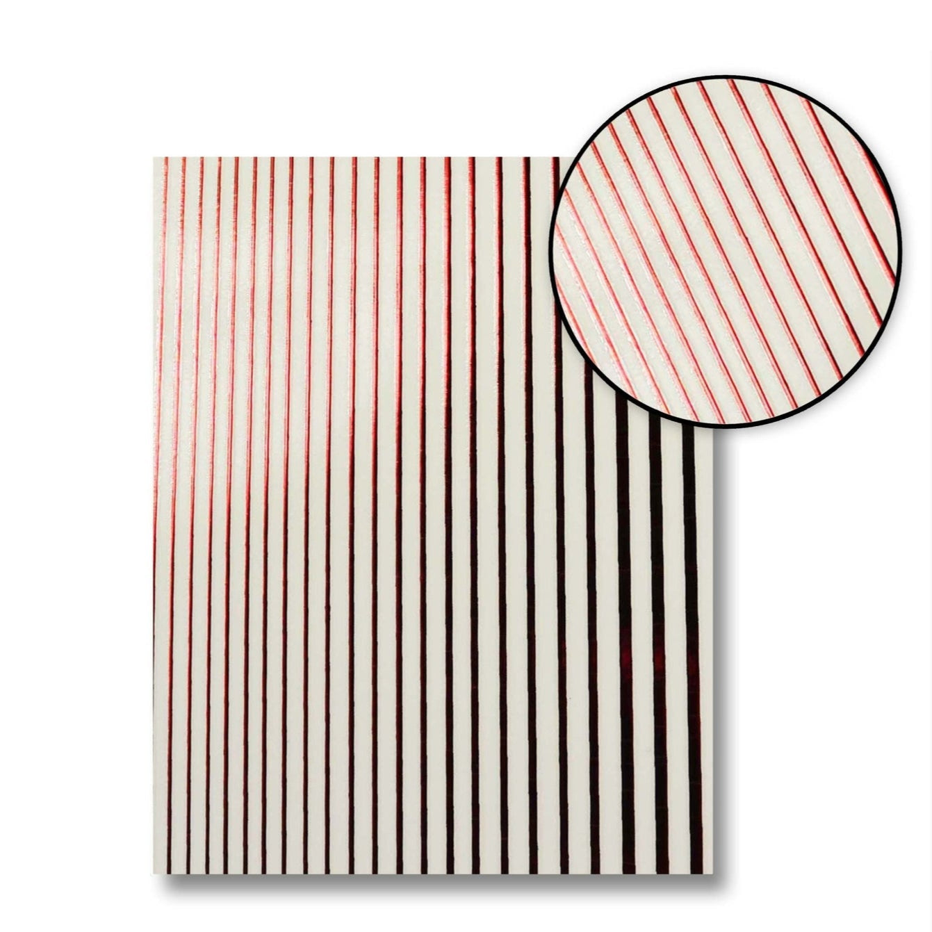 SMOOTH STRIPE NAIL ART STICKER 06 ROUGE