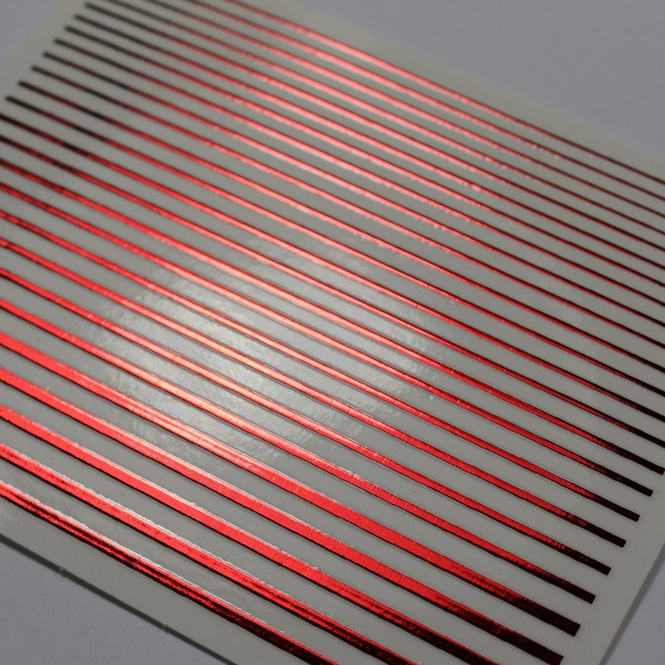 SMOOTH STRIPE NAIL ART STICKER 06 ROUGE
