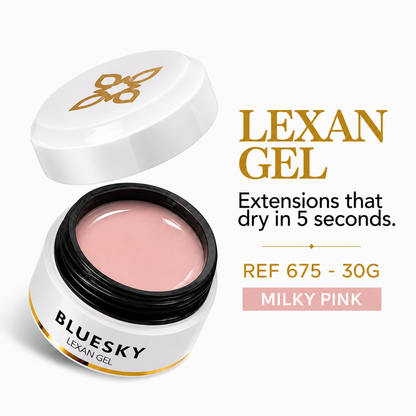 LEXAN  GEL DE RENFORT 675 MILKY PINK | 30G SOAK OFF