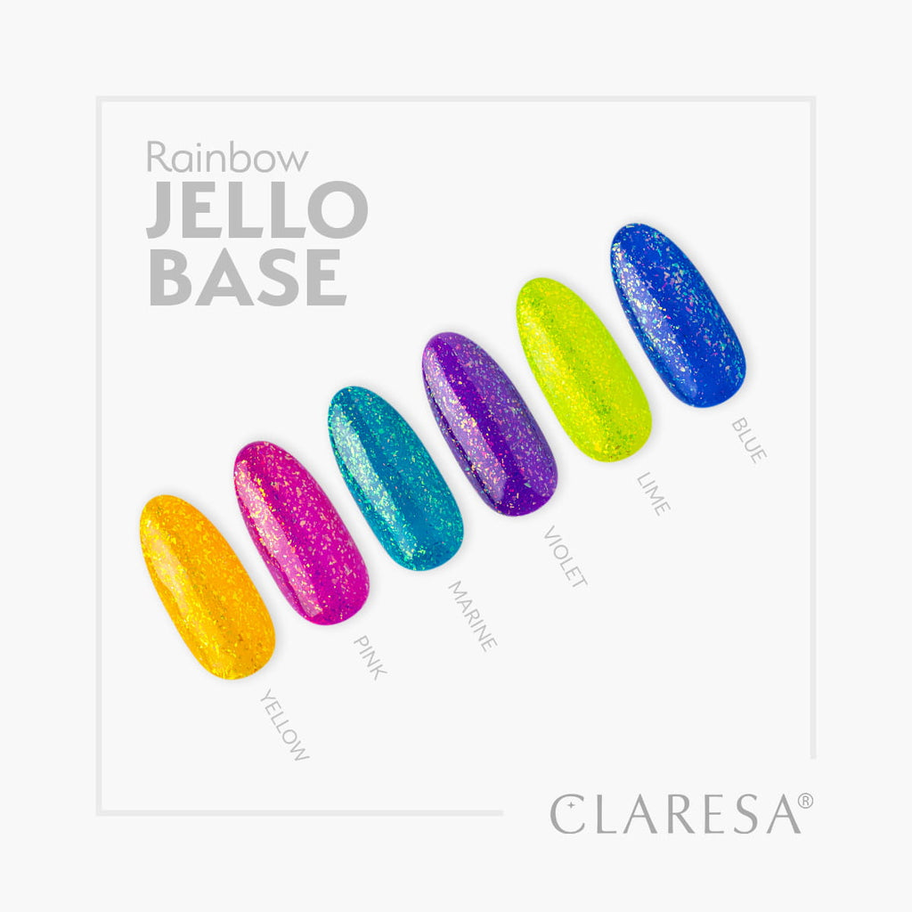 CLARESA RAINBOW JELLO BASE VIOLET-L