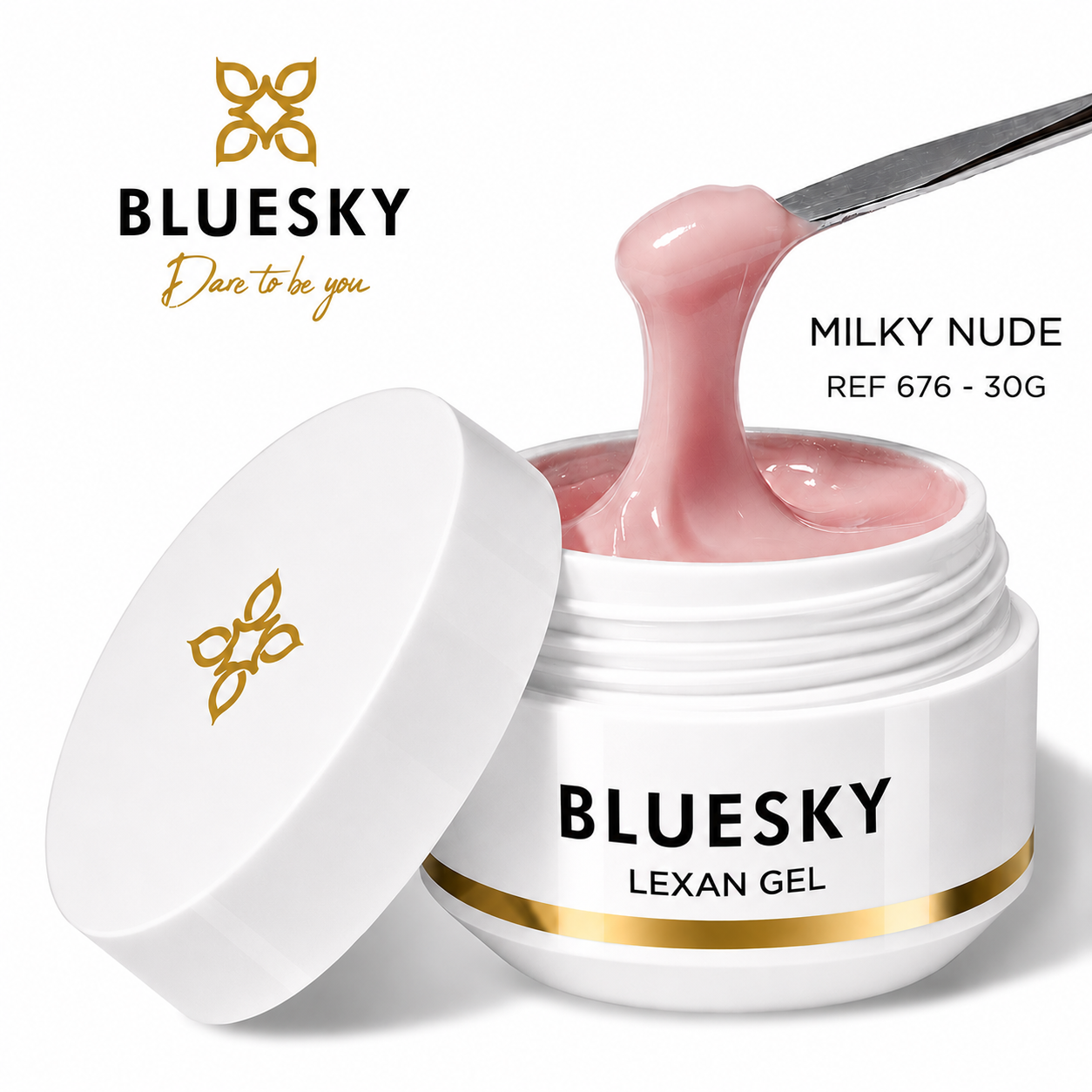 LEXAN  GEL DE RENFORT  676 MILKY NUDE | 30G SOAK OFF