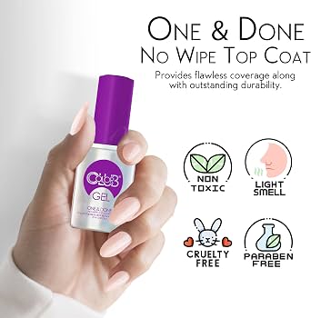 TOP COAT |NO WIPE | ONE & DONE | COLOR CLUB 15ML