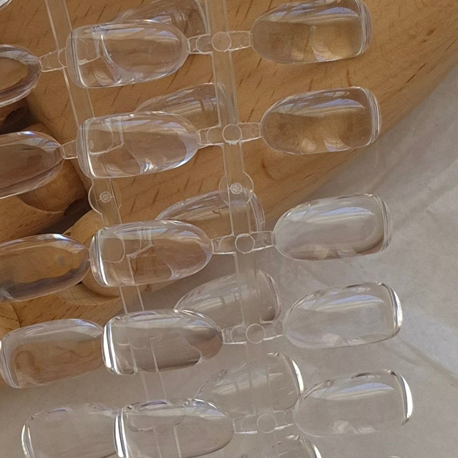 ALMOND NAIL ART DISPLAY | COLOR CHART TIPS | CLEAR | 160 PCS