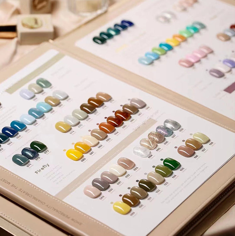 SQUARE NAIL ART DISPLAY | COLOR CHART TIPS | CLEAR | 120 PCS