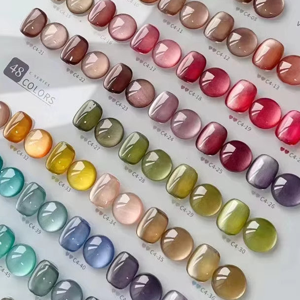 ALMOND NAIL ART DISPLAY | COLOR CHART TIPS | CLEAR | 160 PCS