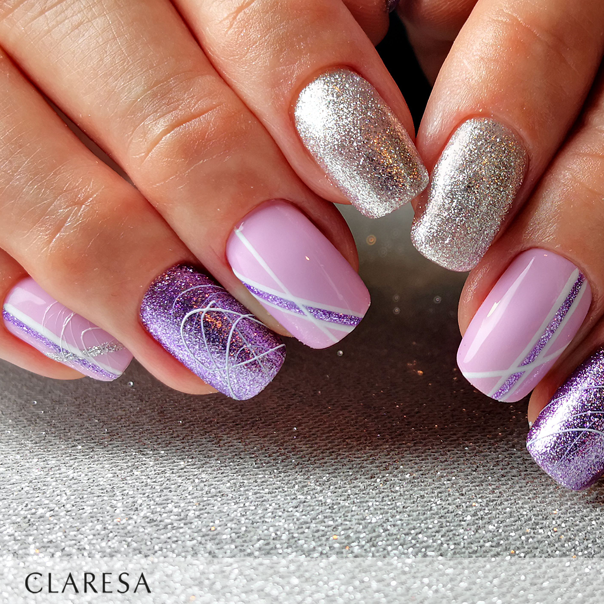 Claresa FULL GLITTER 6 Gel Polish 5 ml