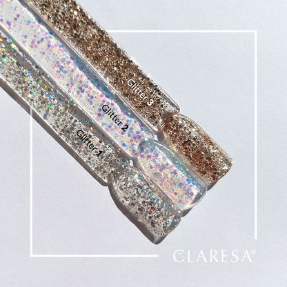 CLARESA LAKIER HYBRYDOWY GLITTER 3 5 g