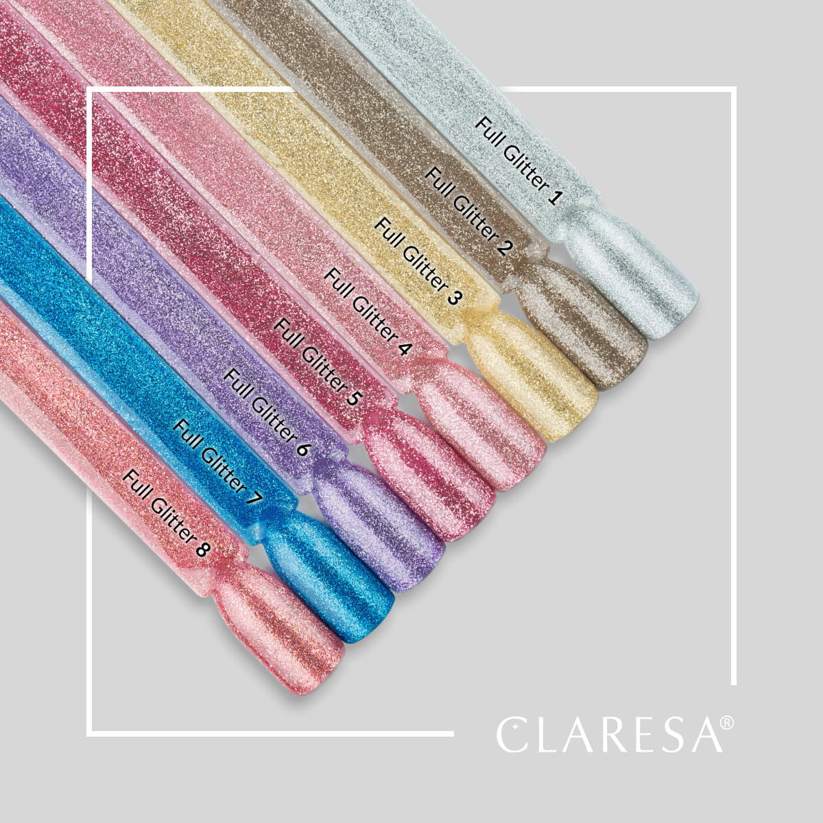 Claresa FULL GLITTER 4 Gel Polish 5 ml